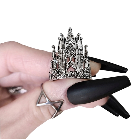 Gothic Cathedral Ring - Silver 003 - Picture 9 of 9